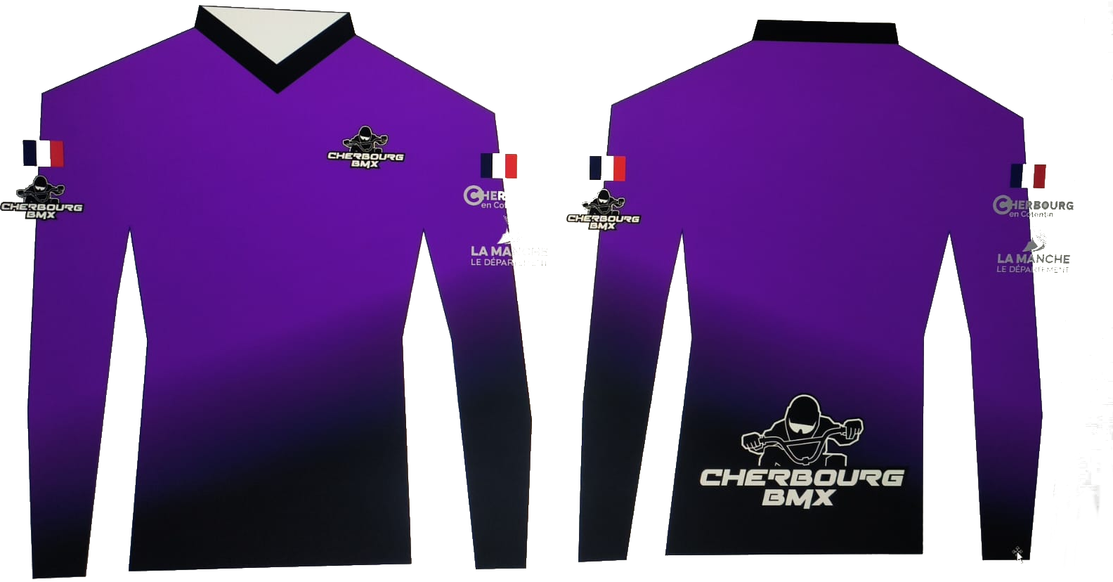 Maquette maillot Cherbourg BMX 2024